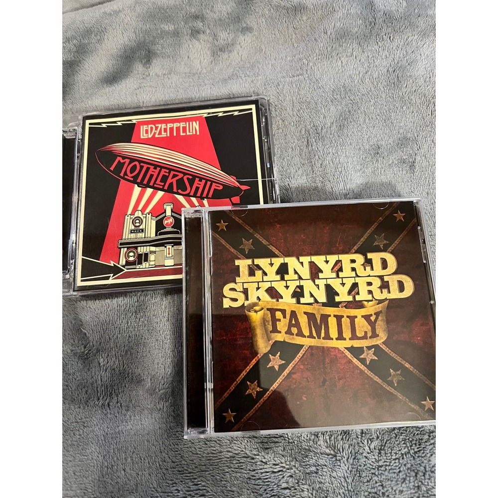 Led‎ Zeppelin Mothership & Lynyrd Skynyrd Family CD Rock Music Albums